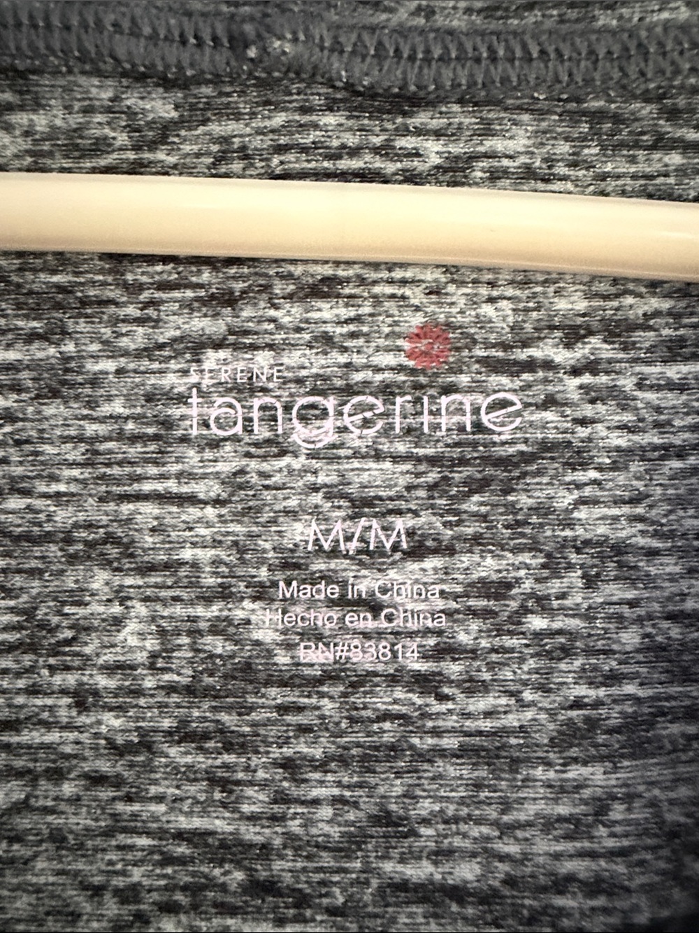 Tangerine Heathered Gray Full-Zip Hooded Utility Jacket - Picture 2 of 4
